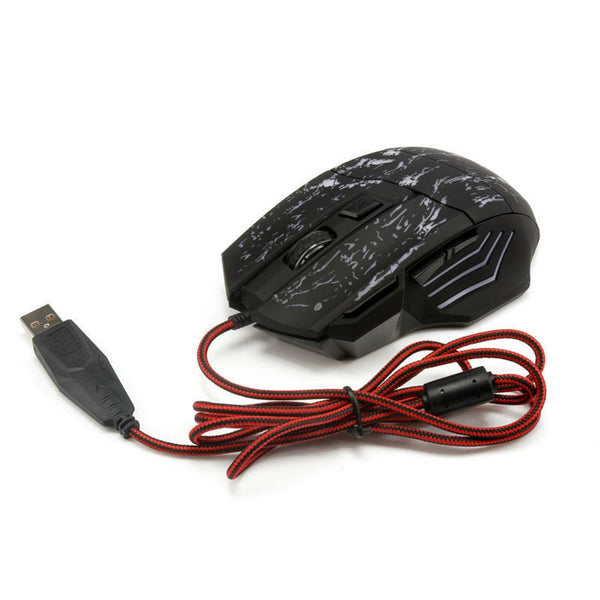 Fractured Design Luminous Wide Grip Luminous gaming Mouse
