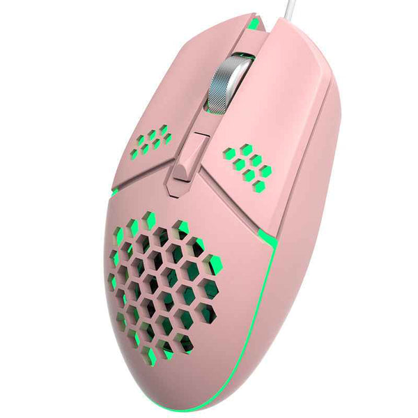 Cooling built in fan Hole Mechanical Game Mouse