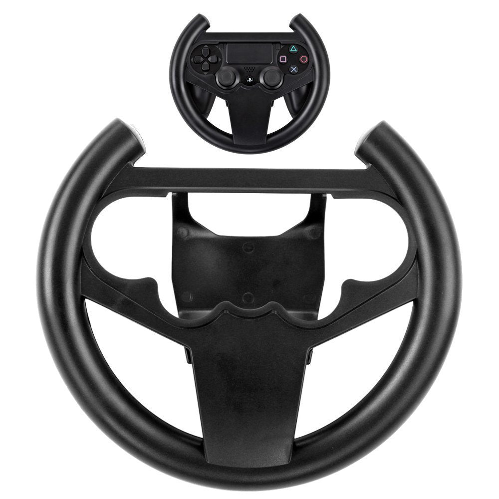 PS4 game console steering wheel attachment